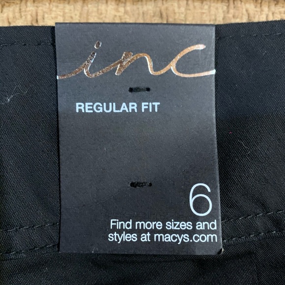 Inc - Capris - regular fit - size 6 black - Picture 3 of 4